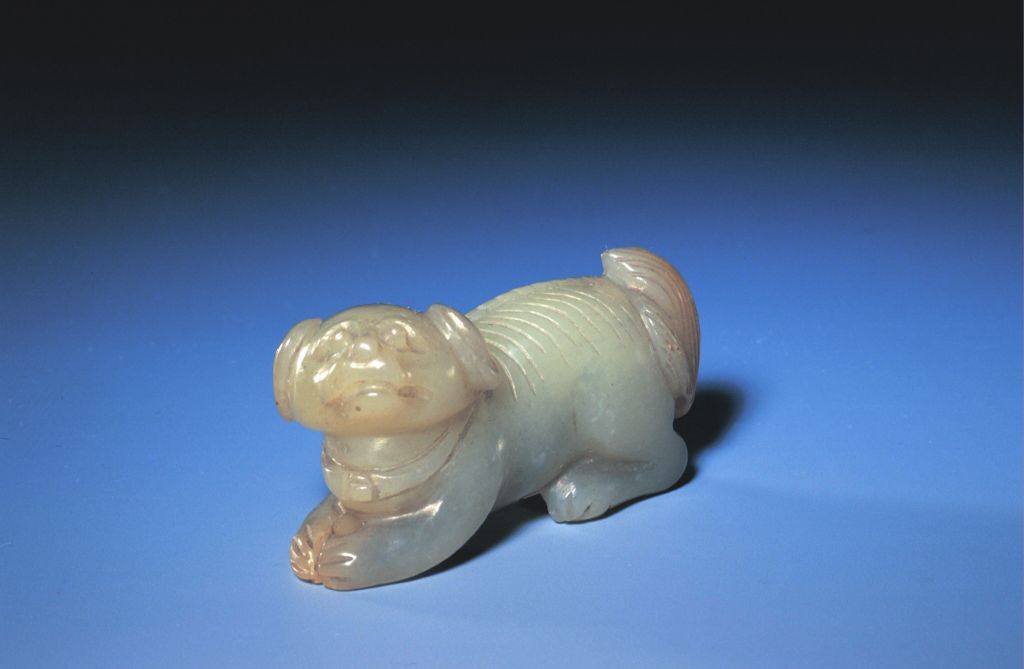 图片[1]-Green jade dog-China Archive